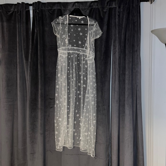 Dresses Long Sheer Star Dress Poshmark